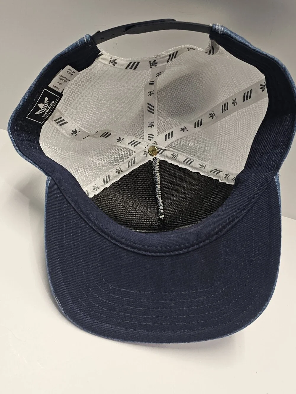 Adidas Originals Patch Denim Snapback Trucker Cap